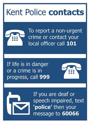  - Police contacts - and why you need to use them!