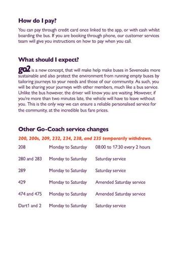  - Go2 BOOKABLE BUS SERVICE (info part 2)