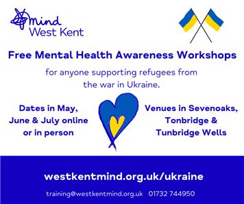  - Mental Health Awareness Training for those supporting Ukrainian Refugees