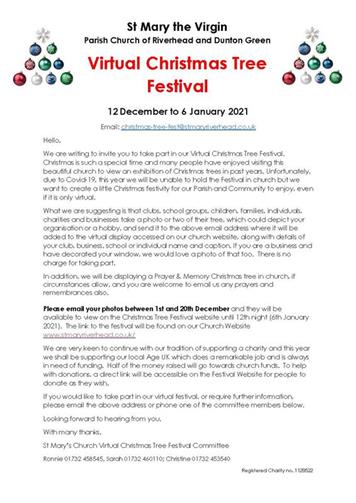  - Virtual Christmas Tree Festival!!