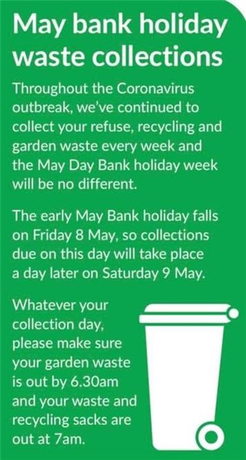  - Bank Holiday Waste Collection