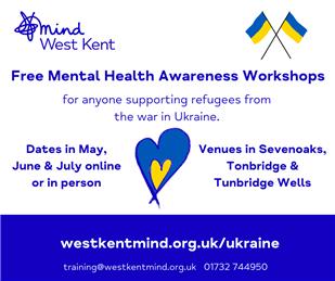 Mental Health Awareness Training for those supporting Ukrainian Refugees