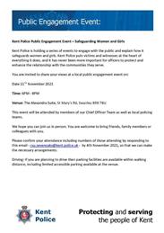 Safeguarding Women & Girls Event